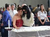 Familiares e amigos foram dar o último adeus ao apresentador