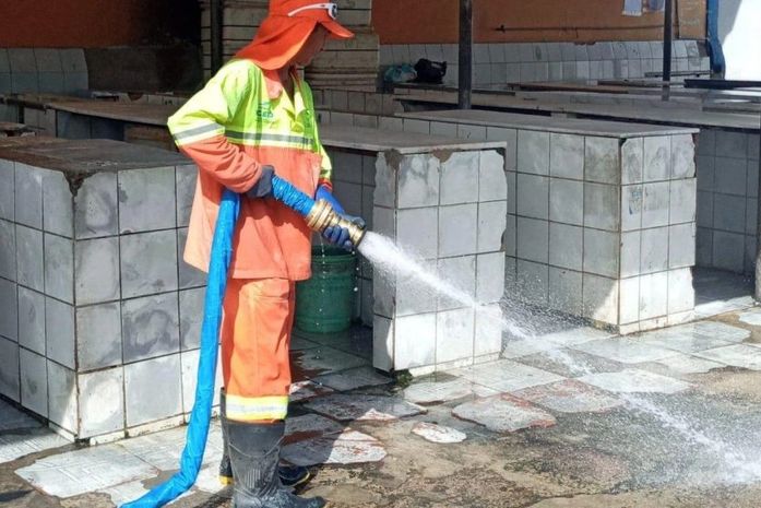 Secretaria suspende mutirões de limpeza desta segunda (13) nos mercados do Jacintinho e Tabuleiro