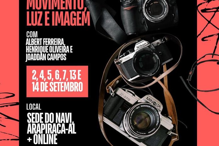 Curso de Direção de Fotografia oferece formação teórica e prática em Arapiraca e online