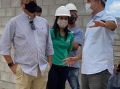 Deputado Galba Novaes visita obras do CISP em Rio Largo