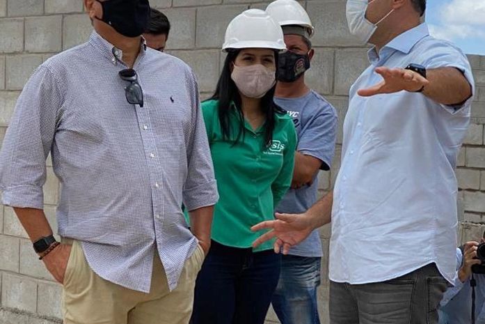 Deputado Galba Novaes visita obras do CISP em Rio Largo