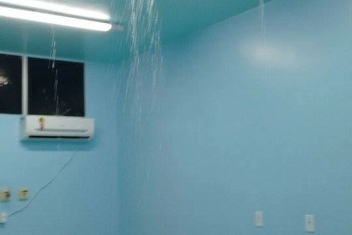 Chuva alagou alas da Santa Mônica