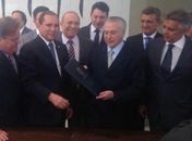 Michel Temer assumiu presidência