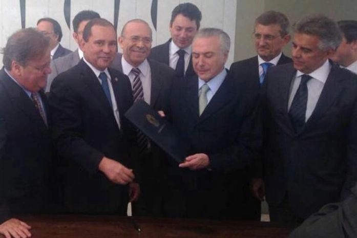 Michel Temer assumiu presidência