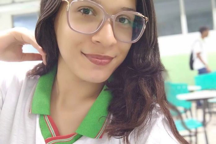 Estudante do Ifal, Ellen Lins, de 16 anos