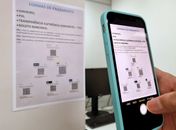 Leitura de QR Code para pagamento