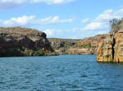 Reservatório da barragem de Xingó está com baixo volume de água