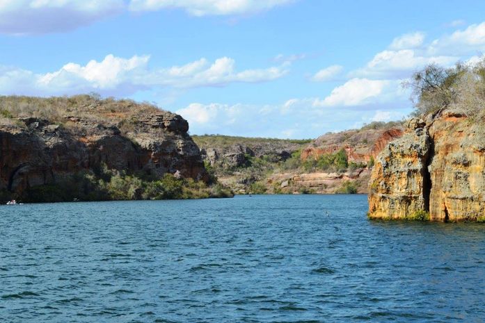 Reservatório da barragem de Xingó está com baixo volume de água