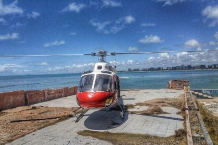 Helicópteros da Segurança Pública fazem prévia da Operação Verão