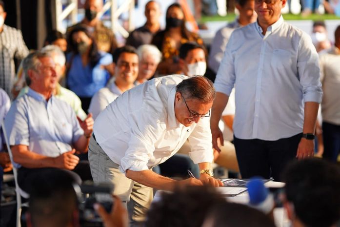 Ex-parlamentar federal participou do evento realizado no município de Colônia Leopoldina, na tarde desta segunda-feira (18)