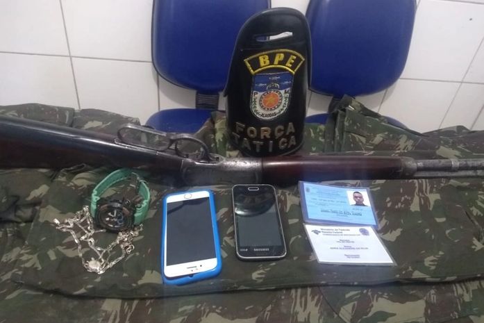 Soldado do Exército é flagrado e preso com rifle com numeração raspada