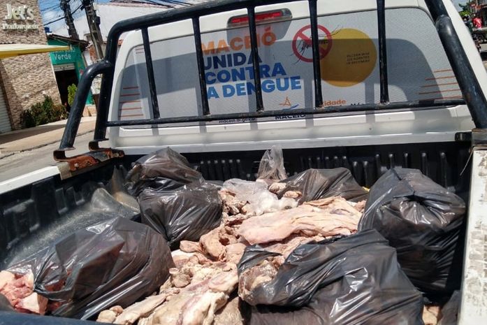 Vigilância recolhe 700 kg de produtos estragados à venda em estabelecimentos de Maceió