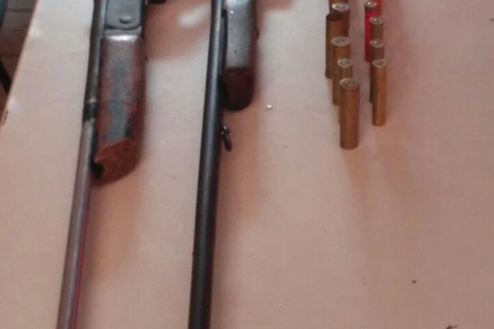 Armas foram apreendidas durante rondas