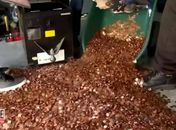 Empregado processa dono por pagamento em 91,5 mil moedas sujas de óleo