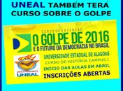 Anúncio do curso no site da Uneal