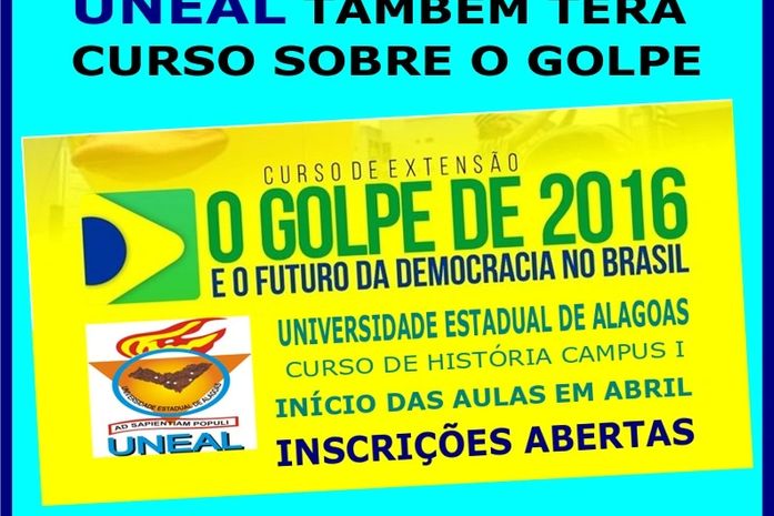 Anúncio do curso no site da Uneal
