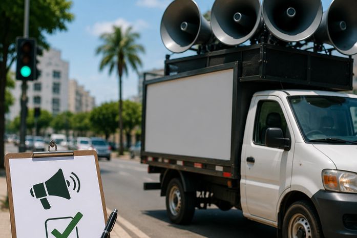 Carros de som usados na campanha eleitoral em Maceió precisam de autorização do Iplam; veja regras