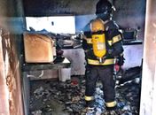 Incêndio causado por botijão de gás destrói parte de residência em Arapiraca