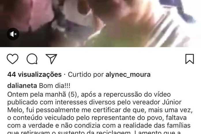 Descarte de lixo em Cajueiro gera polêmica entre prefeito e vereador na cidade