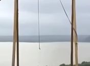 Assento do balanço gigante é furtado no Mirante da Santa Amélia 
