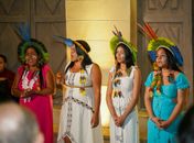 Giro das Tradições recebe espetáculo indígena “Vozes Ancestrais – O Musical” no Theatro Homerinho