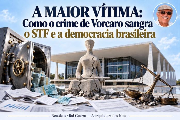 A maior vítima: como o crime de Vorcaro sangra o STF e a democracia brasileira