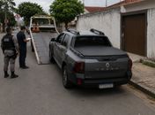 Veículo é apreendido durante cumprimento de mandado judicial na Gruta de Lourdes