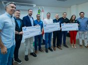 Governador entrega cheques da linha InovaCred - Finep a três empresas alagoanas
