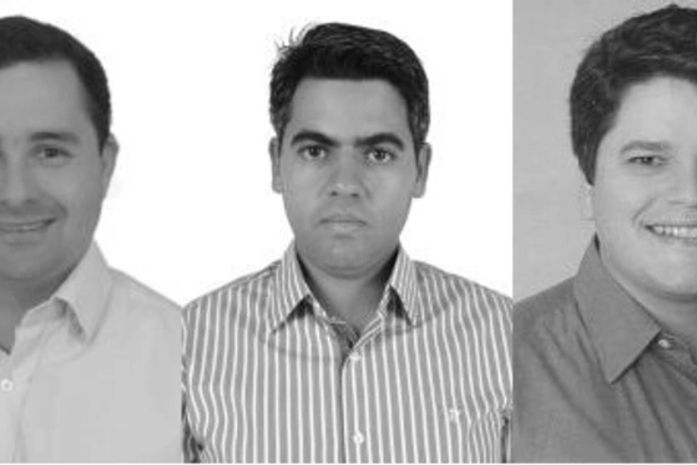 Bruno Toledo (PSDB), Carimbão Júnior (PROS), Davi Davino Filho (PSB)
