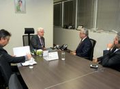Governador Teotonio Vilela em audiência com o ministro Moreira Franco, da Aviação Civil