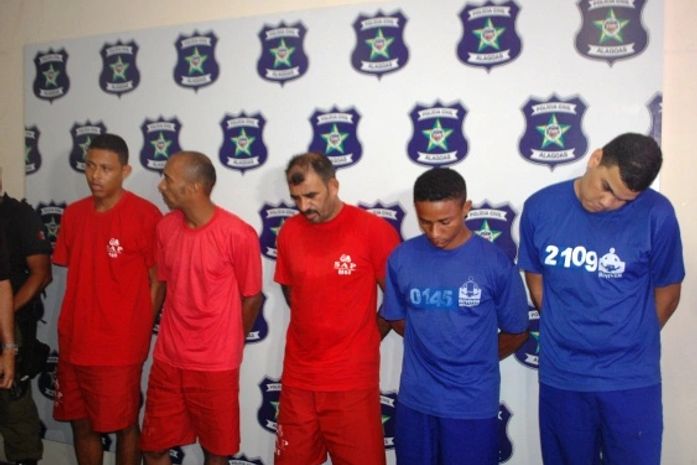 Presos foram apresentados na Delegacia Geral