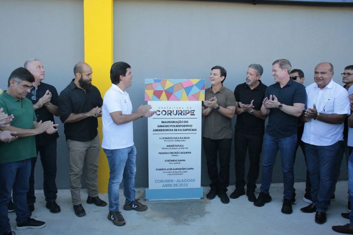 Compromisso com Coruripe: Prefeito Marcelo Beltrão e Ministro do Esporte, André Fufuca, entregam Ginásio Poliesportivo e Praça da Juventude