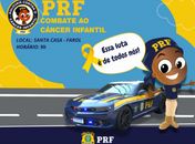 PRF realiza campanha dos Policiais Contra o Câncer Infantil, em Maceió/AL