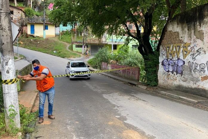 Após identificar risco de colapso em ponte, Ladeira da Moenda é interditada por tempo indeterminado