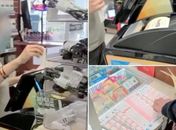 Mulher ganha R$ 47 mi ao apertar botão errado na loteria após esbarrão