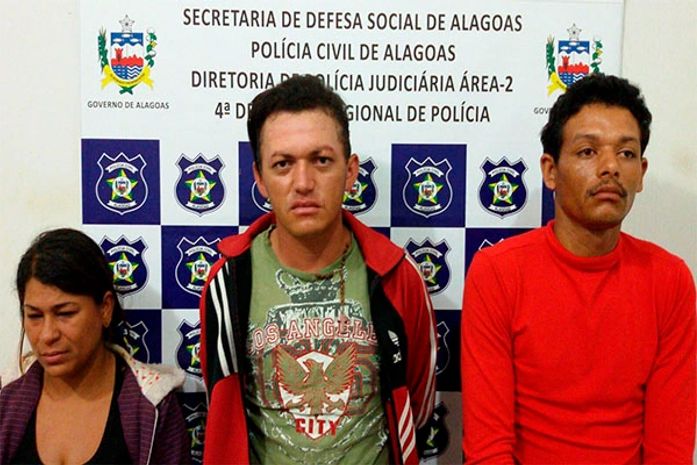 Policias Civil e Militar prendem acusados de assassinar uma mulher em Craíbas