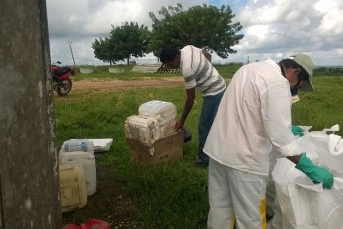 Recolhimento de agrotóxico