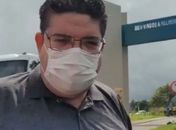 Geraldo Ribeiro faz visita técnica as obras de revitalização do asfalto no Portal do Sertão em Palmeira