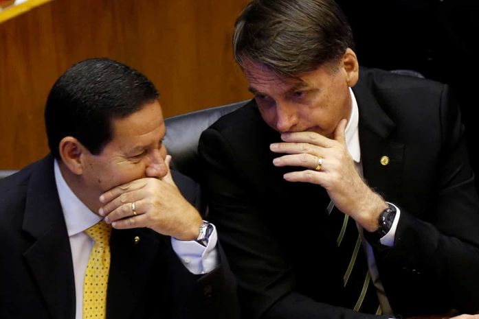Jair Bolsonaro e Hamilton Mourão