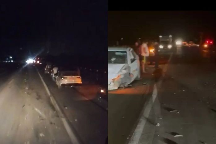 Homem morre em colisão entre três carros e um caminhão na BR-316, em Atalaia