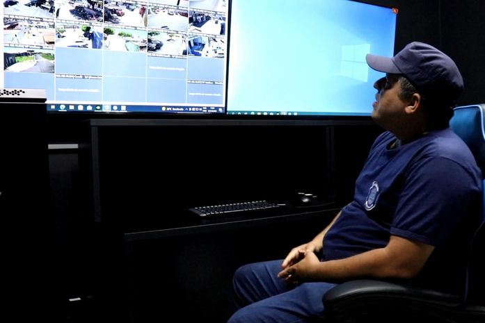 Serão 96 câmeras observadas  numa central de acompanhamento 