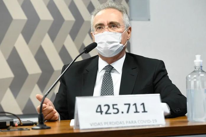 CPI: Renan ameaça ex-secretário de Comunicação de prisão e destaca número de mortos pela Covid-19