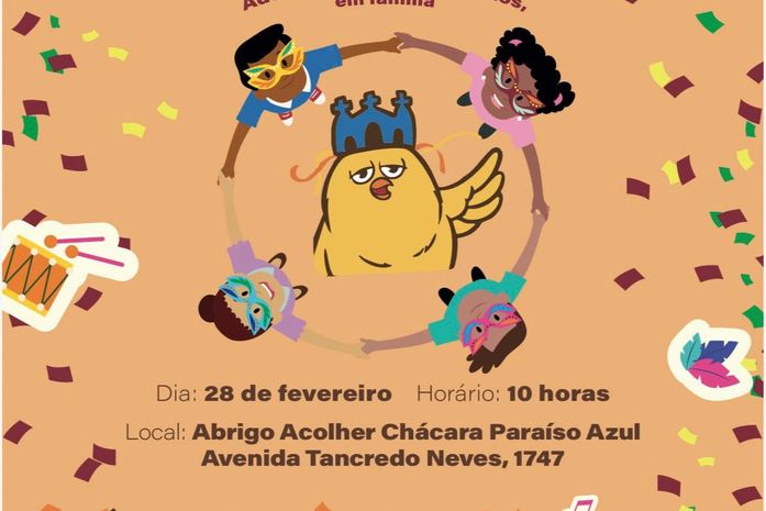 Antes que fevereiro acabe, o Pinto da Madrugada ainda faz Carnaval, no Abrigo Acolher, ou, Vamos Falar sobre Adoção de Crianças Negras?!