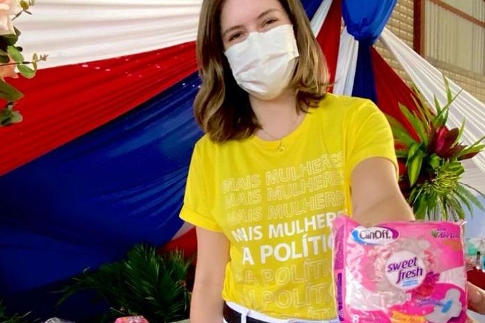 Governo anuncia que cumprirá lei da deputada Cibele Moura e distribuirá absorventes