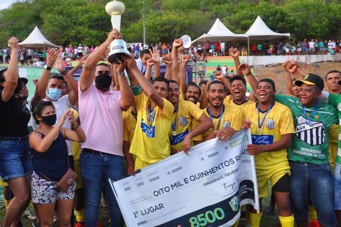 Com recorde de público, Mangueira conquista título do Campeonato de Futebol Amador de Piranhas