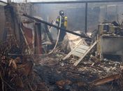 Incêndio destrói residência no bairro São Cristóvão, em Palmeira dos Índios