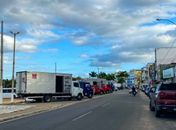 Melhoria no fluxo: Caminhões de fretes ganham novo espaço para estacionar 