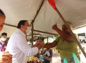 Luciano anuncia compromisso de modernizar açougue da Lagoa do Rancho e revitalizar feiras nos bairros