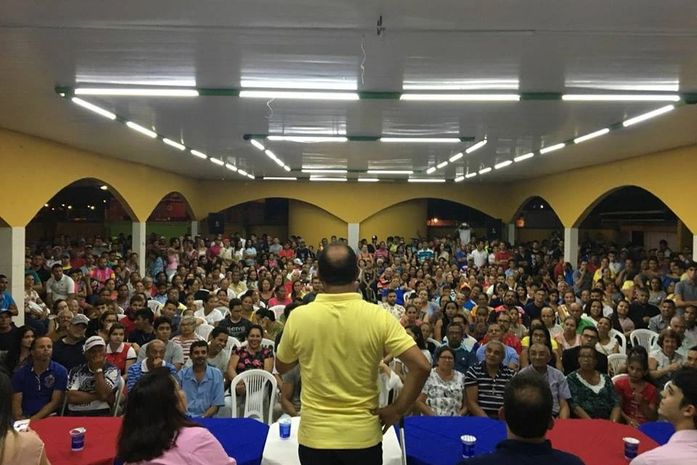 Silvânio Barbosa em evento no Benedito Bentes