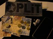 Material apreendido com o acusado de tráfico de drogas